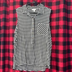 Time and Tru collared tank top, size 22